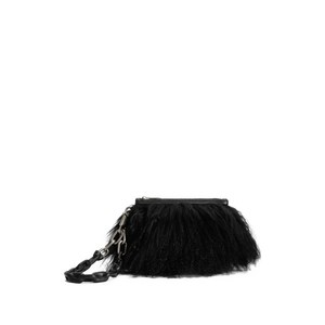 돌체앤가바나 퍼 트리밍 지퍼 클러치