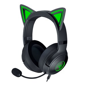 레이저 크라켄 V2 키티 에디션 유선 헤드셋