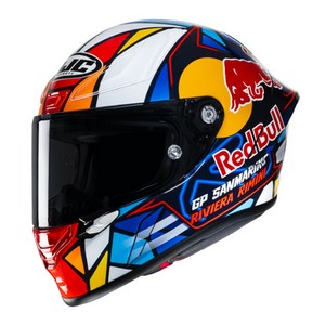 홍진 HJC RPHA 1 RED BULL MISANO GP 알파1 레드불 미사노 GP 풀페이스 헬멧, 2XL, MC21