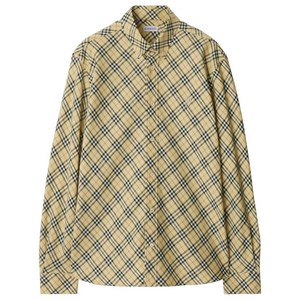 버버리 체크 코튼 셔츠