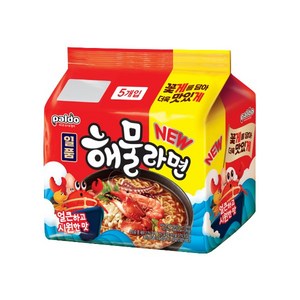 팔도일품 해물라면 115g, 5개