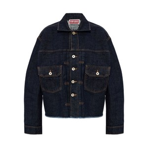 겐조 버튼 장식 재킷, 블루계열, Standard L