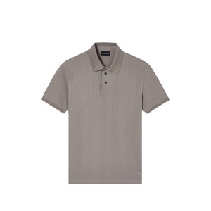 엠포리오아르마니 텍스처 폴로 티셔츠, 베이지계열, Italy 54(KR 110)