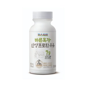 파스퇴르 바른목장 산양프로틴 우유, 180ml, 14개