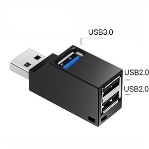 PHTEER 자동차 USB 디스펜서 확장기 usb 멀티포트 어댑터 차량용 휴대폰 충전기 허브, USB 3.0 라인...