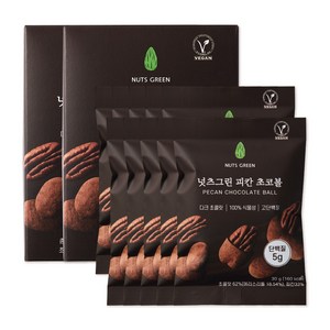 넛츠그린 피칸초코볼, 30g, 10개