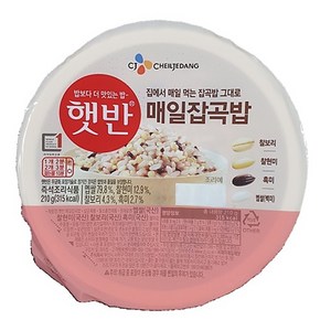 햇반 잡곡밥, 210g, 12개