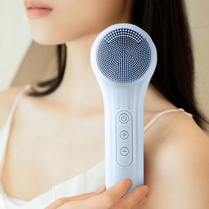 LOMESO 진동클렌저 실리콘 브러시 세안 전동 클렌저 온열 얼굴클렌징기계