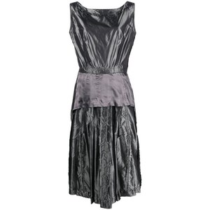 메종 마르지엘라 인사이드아웃 민소매 미디 드레스, 그레이계열, Italy 40(KR 55)