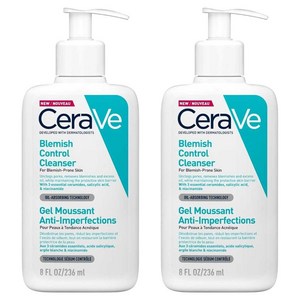 세라비 블레미쉬 컨트롤 클렌저, 236ml, 2개
