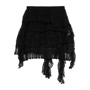 디올 러플 레이스 셔츠