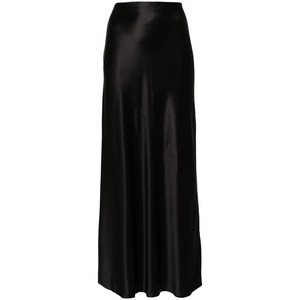 생로랑 실크 맥시 스커트, 블랙계열, France 36(KR 55)