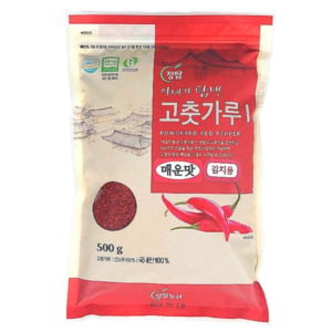 국산 청양 100% 김치용 고춧가루 1근, 1개, 500g