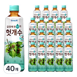 헛개수 차 음료, 500ml, 40개