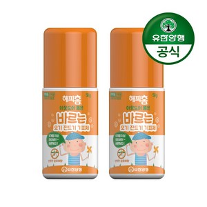 해피홈 아웃도어 롤온 바르는 모기 진드기 기피제, 50g, 2개