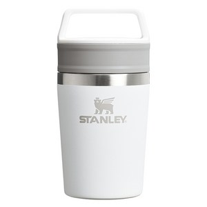 스탠리 휴대용 커피 보온병, 236ml, 화이트, 1개