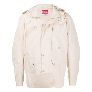 디젤 멀티 포켓 후드 재킷