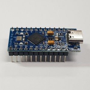 ATmega32U4-MU 프로 마이크로 보드 - 16MHz 5V - 프로 마이크로 USB 타입 C - 납땜 완료