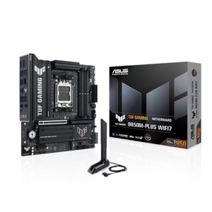 ASUS TUF GAMING B850M-PLUS WIFI7 STCOM 에이수스 컴퓨터 게이밍 PC 메인보드 AMD CPU추천 MainBoard