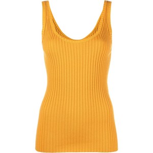 끌로에 골지 니트 탱크 탑, 옐로우계열, Standard L(KR 66)