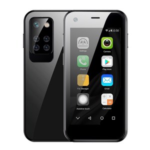 SOYES XS13 3 모델 4 컬러 미니 스마트폰 2.5인치 Android 6.0 1GB RAM 8GB ROM 쿼드코어 WIFI GPS Google Play 학생 전화, 블랙, Model M