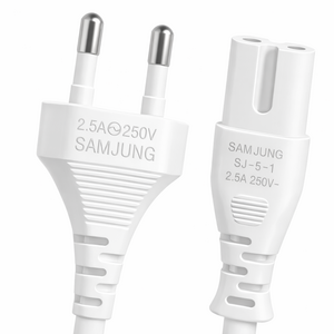 삼정 국산 AC 8자 백색 코드 화이트 전원케이블