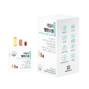 하루1팩 데일리밸런스원 rTG오메가3+밀크씨슬+루테인을 한번에, 23.475g, 1개