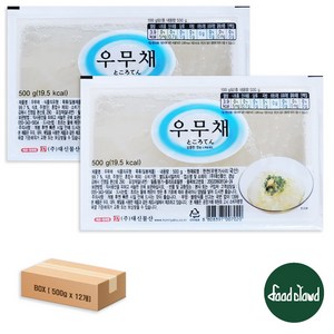 대신물산 우무채 [500g], 500g, 12개