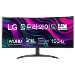 LG전자 WQHD 울트라와이드 모니터 방문설치, 86.4cm, 34WR50QK