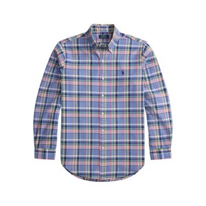 폴로랄프로렌 플레이드 긴소매 셔츠, 블루계열+그린계열, Standard L(KR 40.5)
