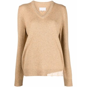 메종 마르지엘라 메종 마르지엘라 V넥 니트 스웨터, 옐로우계열, Standard XS(KR 55)