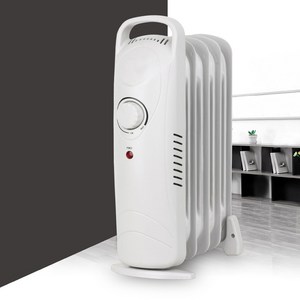 전기 라디에이터 가정용 사무실 화장실 욕실 소형 미니 캠핑용 난방기 전기히터 5핀 야외용온풍기