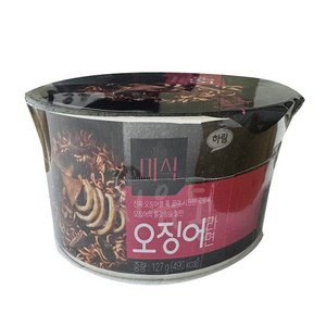 더미식 오징어 컵라면 127g, 3개