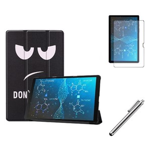 갤럭시탭 어드밴스2 10.1 호환 북커버 케이스+액정보호필름+터치펜 SM-T583 advanced2 케이스나라