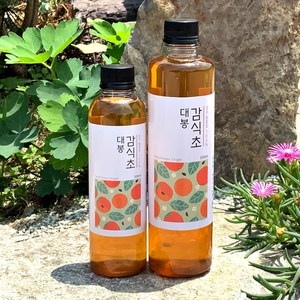 자연발효 무농약 대봉감식초 원액 효능 좋은 10년 숙성 발효식초, 500ml, 1개