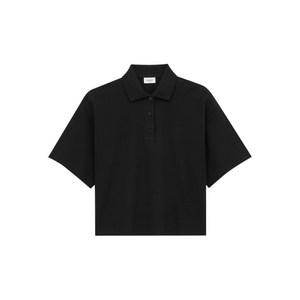 생로랑 카상드르 자수 폴로 셔츠, 블랙계열, Standard S(KR 55)