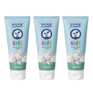 닥터버들 어린이 치약 포도향, 60g, 3개