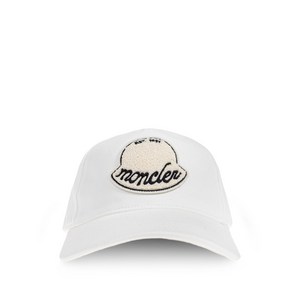 몽클레르 로고 패치 베이스볼 캡 모자