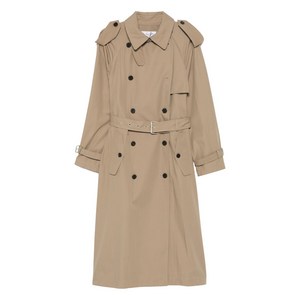 디올 벨트 더블 브레스티드 코트