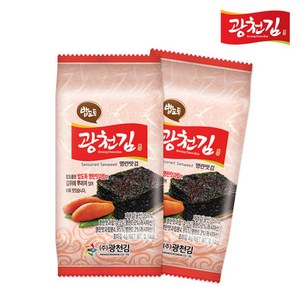 광천김 광천 명란맛 김, 4g, 120개