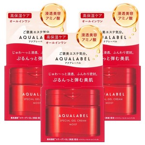 아쿠아라벨 스페셜 젤 크림 모이스트, 90g, 3개