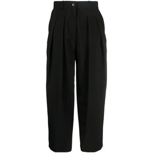 겐조 플리츠 디테일 크롭 팬츠