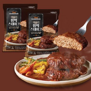 애슐리 함박 스테이크 2pk (4인분), 360g, 2개