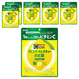 아사히 그룹 식품 시즈 케이스 VC 스마트 목캔디 67g×6봉지