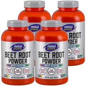 나우푸드 비트 뿌리 파우더, 340g, 4개