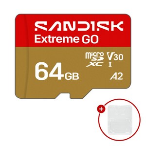 샌디스크 마이크로SD카드 Extreme 익스트림 SDSQXGN + SD카드 케이스 패키지