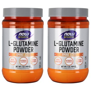 나우푸드 L-글루타민 파우더 비건, 454g, 2개
