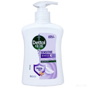 데톨 향균 핸드워시 센서티브, 250ml, 2개