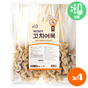 굿프랜즈 부산사각꼬치어묵600g(냉동), 4개, 600g