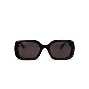 끌로에 직사각 로고 선글라스